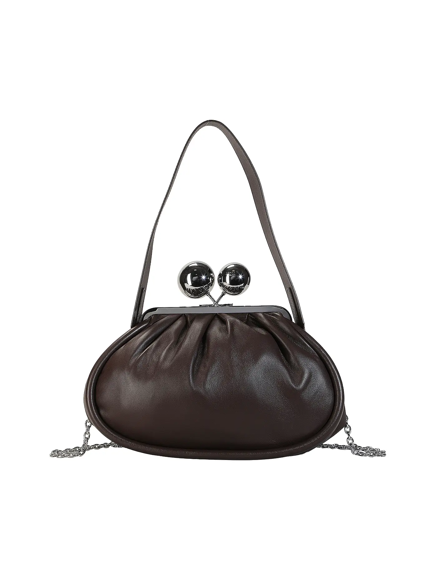 WEEKEND MAX MARA | Ledertasche - Umhängetasche MILVANEW | braun